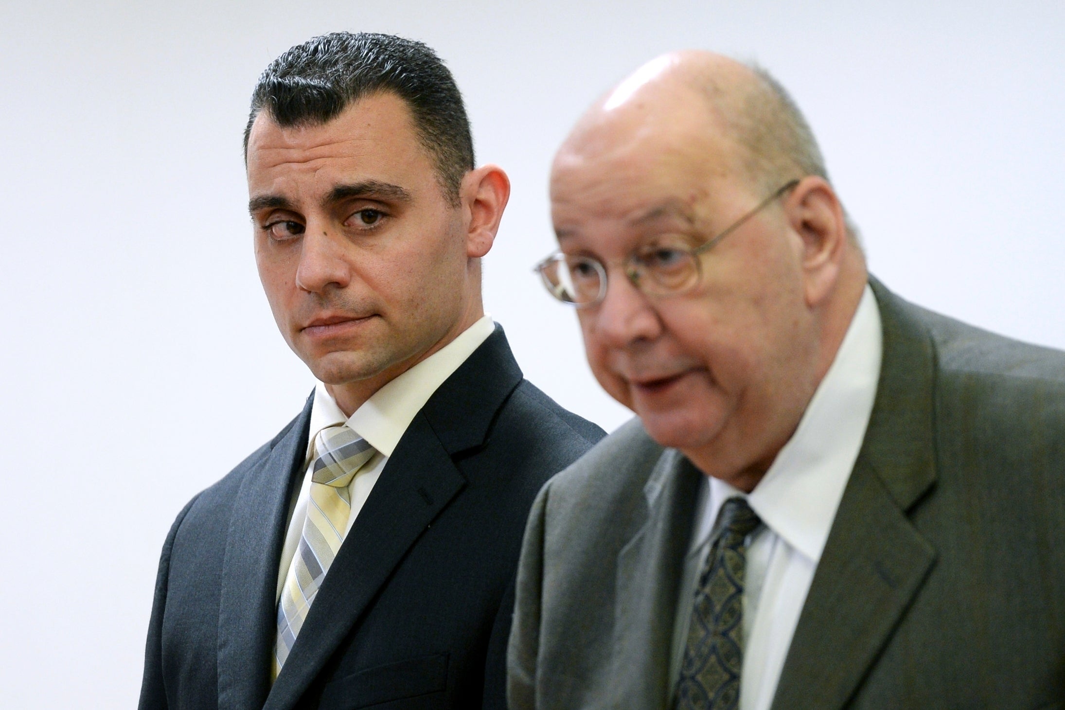 Richard Dabate, left, maintains his innocence in the first-degree murder charge and intends to appeal the verdict