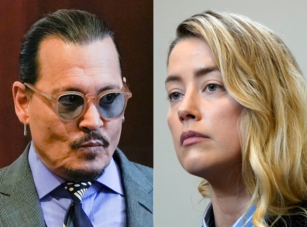 <p>Johnny Depp vs Amber Heard (Elizabeth Frantz/Pool Photos via AP)</p>
