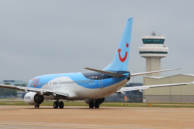 <p>The incident occurred on a Tui flight </p>