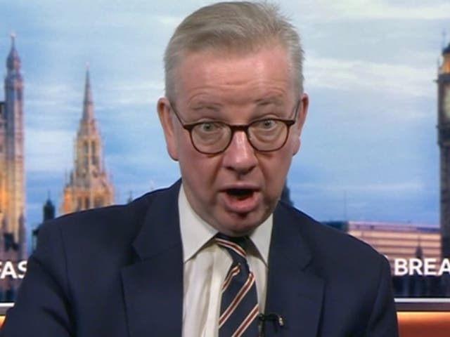 <p>Levelling up secretary Michael Gove</p>