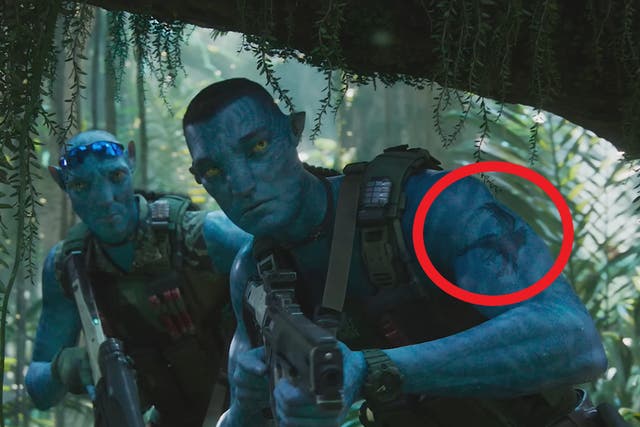 <p>The moment in the ‘Avatar: The Way of Water’ trailer containing the tiny Easter egg</p>