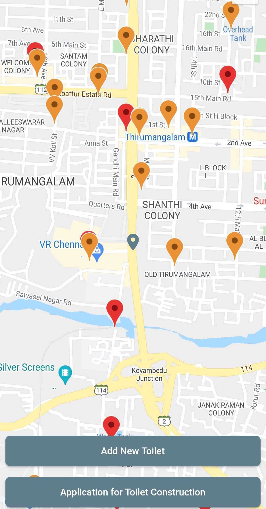 Over 150 volunteers working with the Chennai corporation launched the Kakkoos app for locating and rating public toilets in the city on 3 April