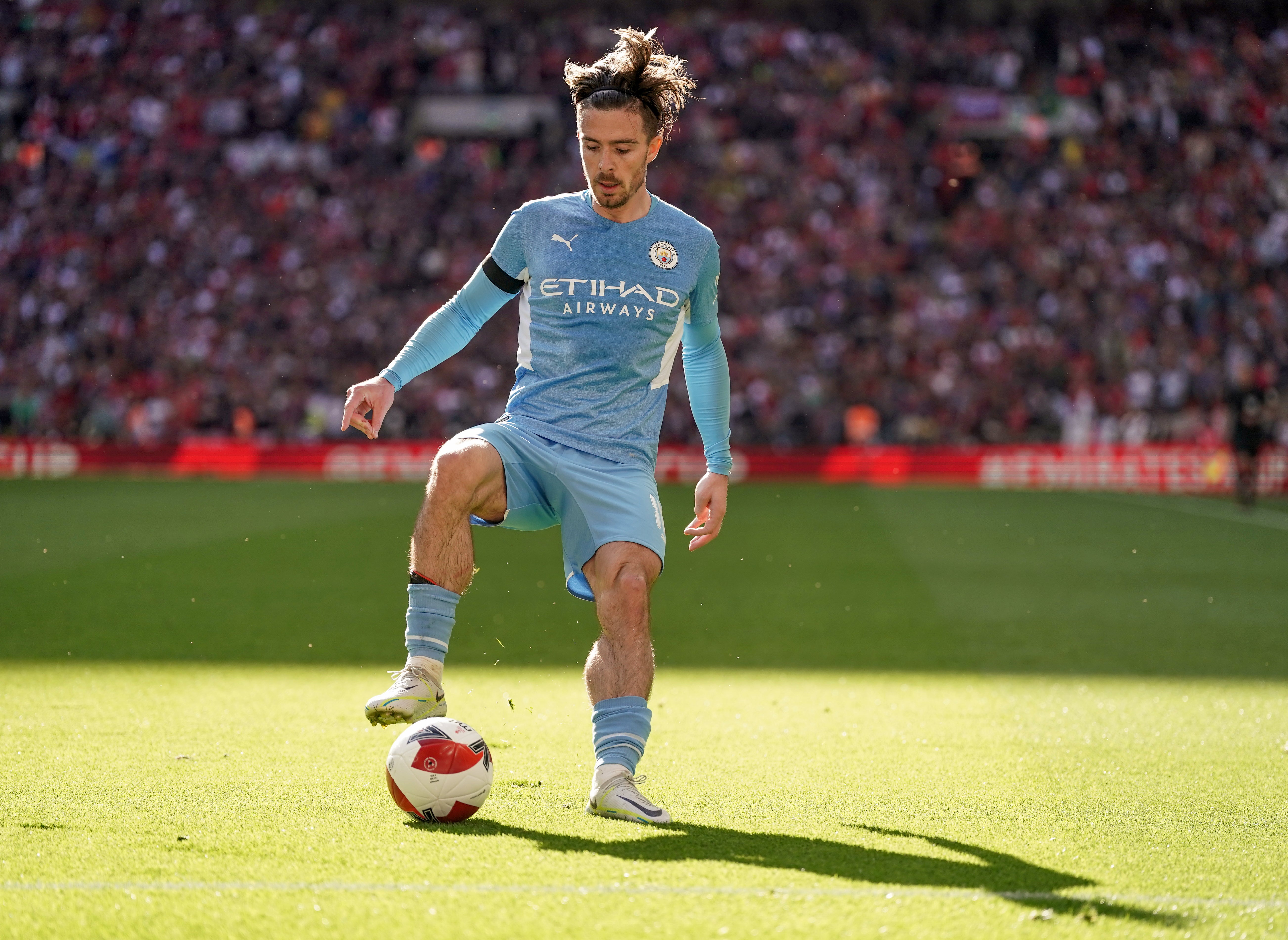 Jack Grealish is City’s record signing and one of several players to have cost more than the Haaland deal (Nick Potts/PA)