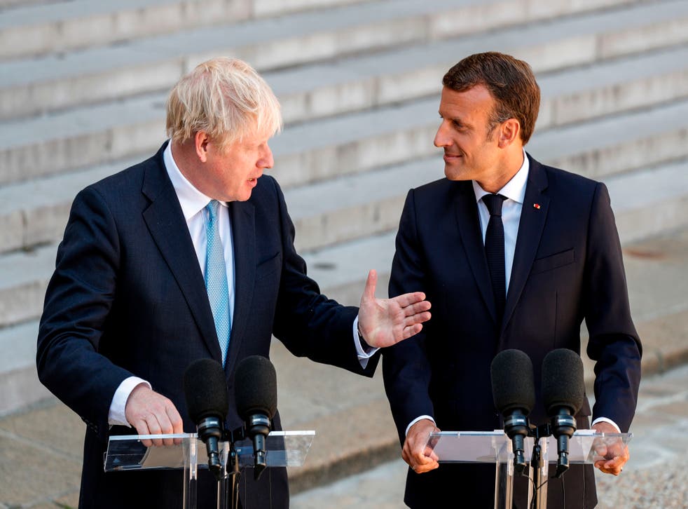 <p>Macron is also hinting at a renegotiation of Brexit</p>