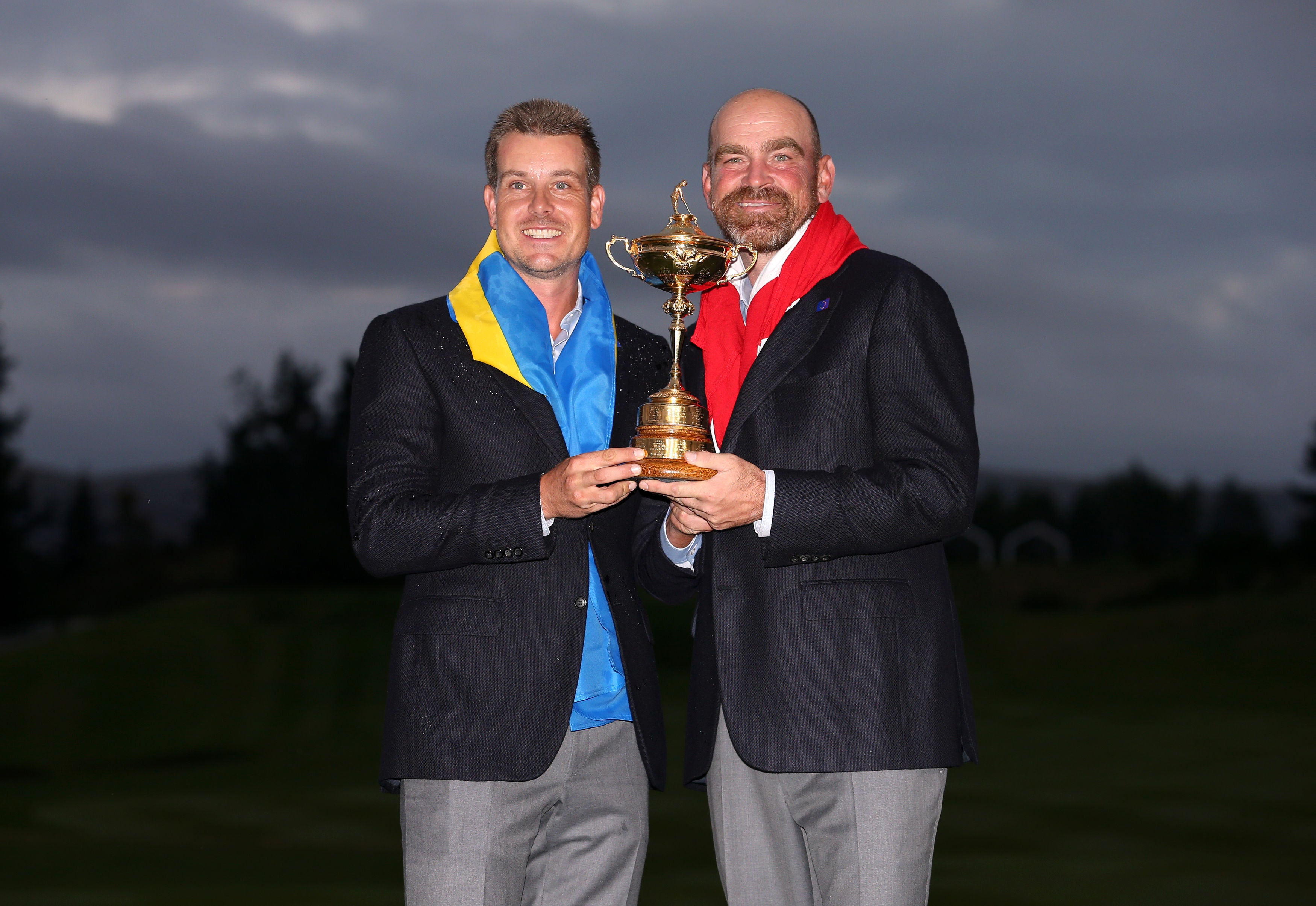 Henrik Stenson (left) has named Thomas Bjorn as his first vice-captain (David Davies/PA)