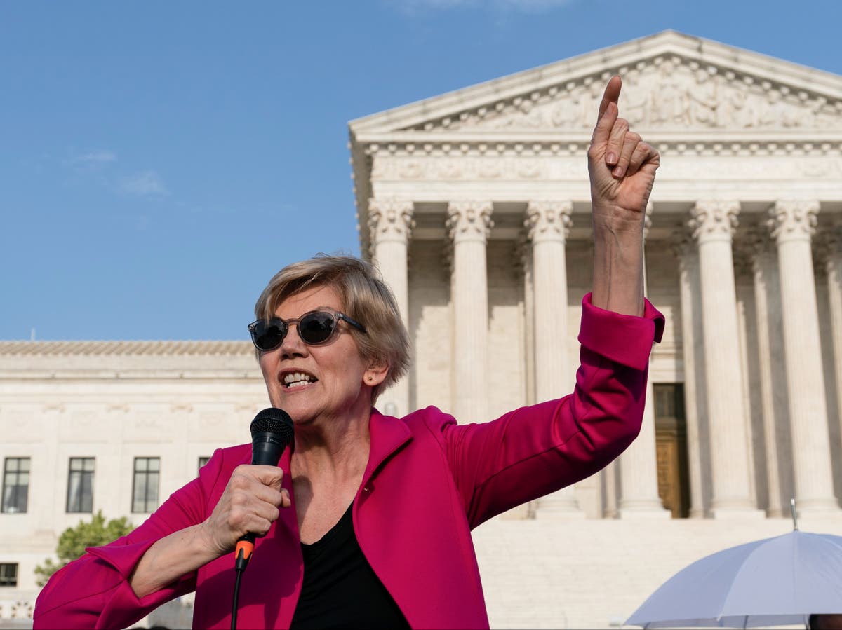 Voices: Elizabeth Warren sounds off on Republicans and finds her voice again for the Roe battle Voices: Elizabeth Warren sounds off on Republicans and finds her voice again for the Roe battle