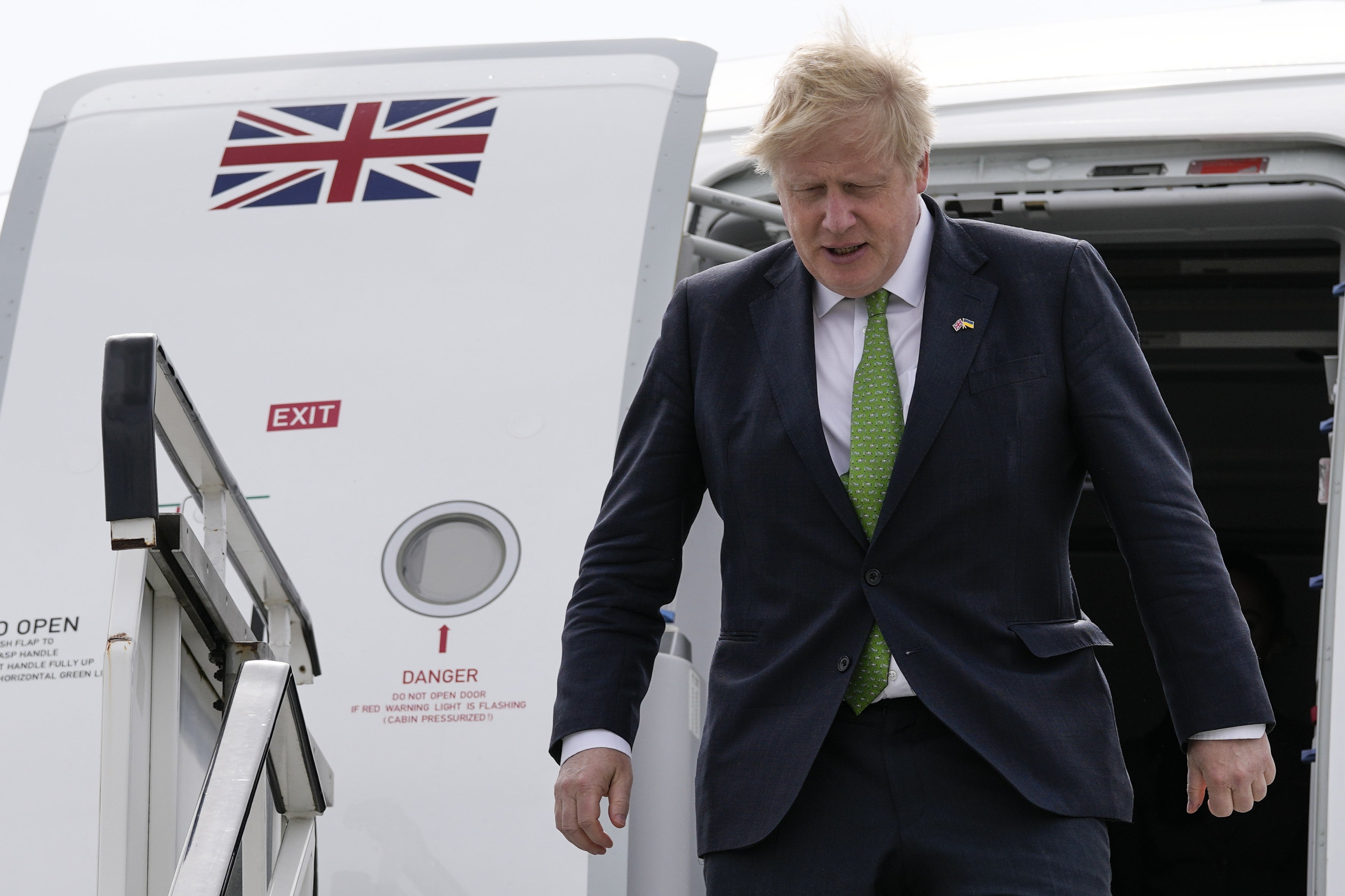 Boris Johnson has reiterated his threat to override elements of the Northern Ireland Protocol, warning the European Union that the Good Friday Agreement is more important than the post-Brexit deal (Frank Augstein/PA)