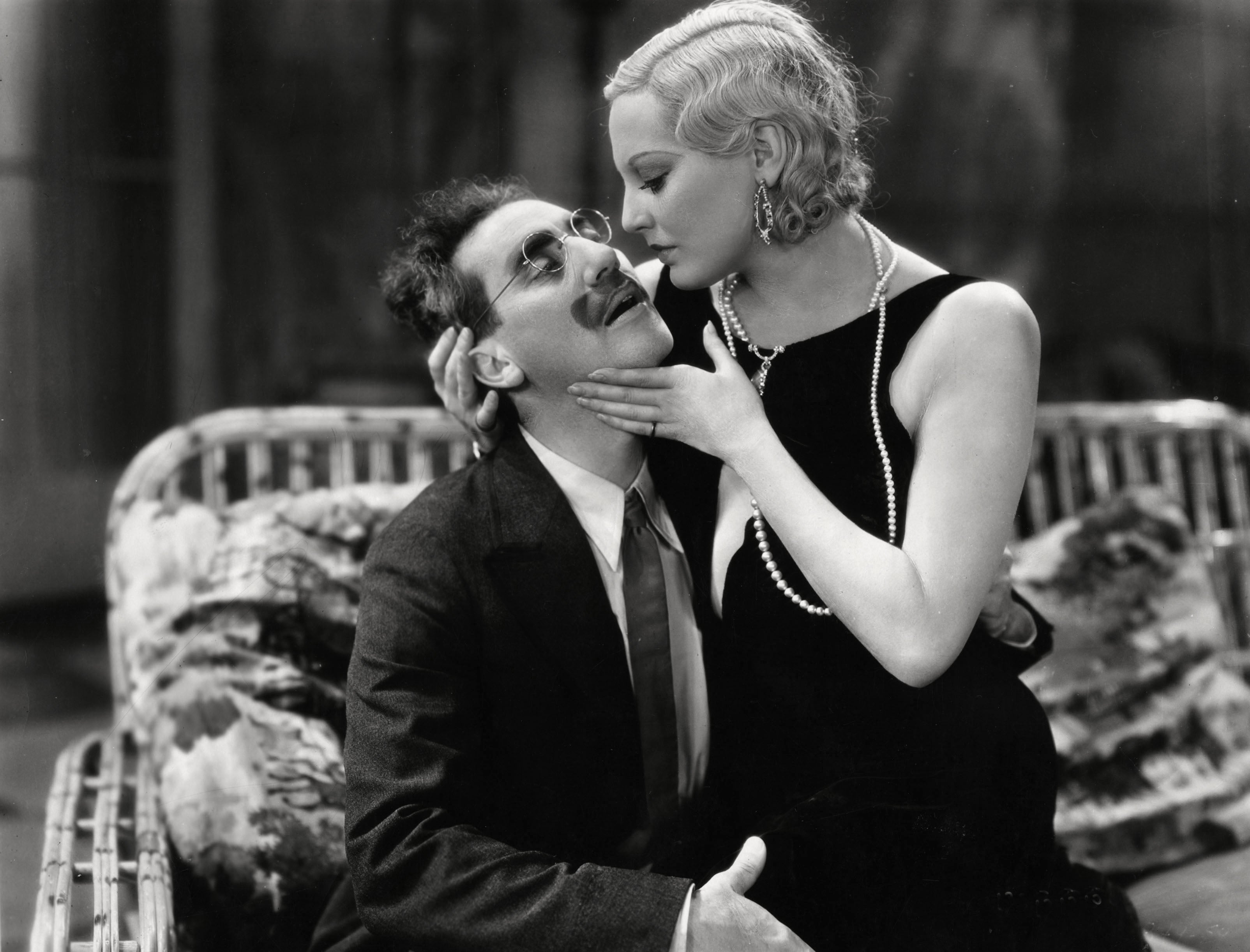 Groucho Marx and Thelma Todd in 1931’s ‘Monkey Business’