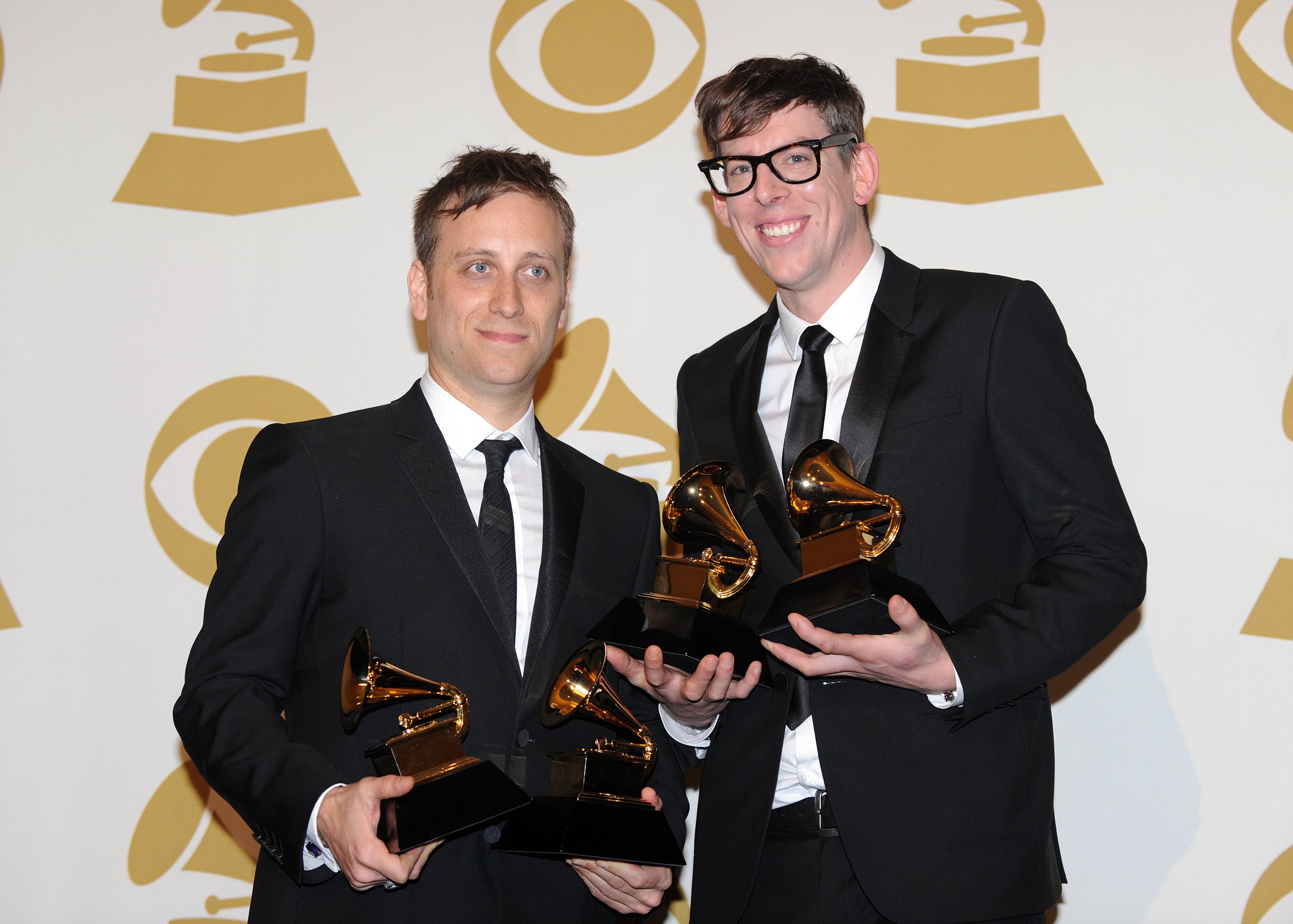 Blues brothers: The Black Keys with their Grammys, 2011