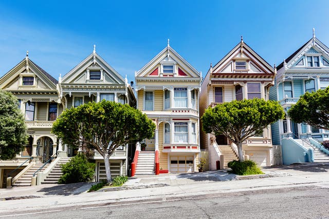 <p>The ‘Painted Ladies' of San Francisco, colourful and historic Victorian houses</p>