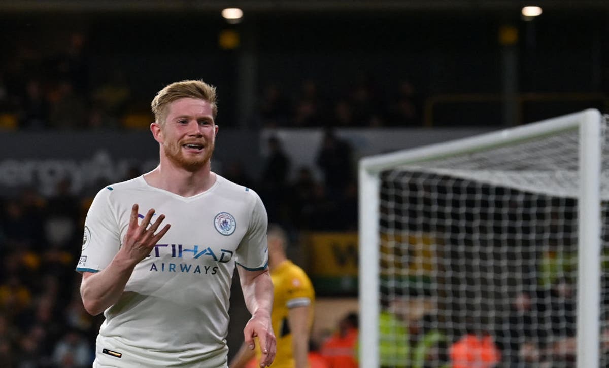Wolves vs Manchester City LIVE: Premier League latest score and goal  updates after Kevin De Bruyne nets rapid hat-trick | The Independent