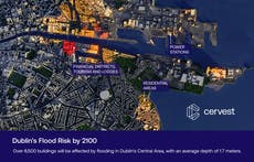 Revealed: What flooding in Dublin could look like in 2100 if climate crisis is not addressed