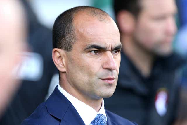 Roberto Martinez had a three-year stint in charge of Everton (Martin Rickett/PA)