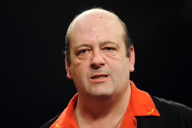 <p>The judge said he was sure Ted Hankey, pictured in 2012, would ‘never play darts again on television’ (PA)</p>