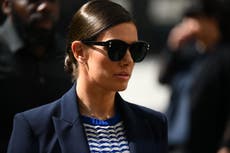 Rebekah Vardy ‘embarassed’ to be called ‘unofficial leader of the Wags’, court hears