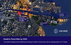 Revealed: What flooding in Dublin could look like by 2100 if climate crisis is not addressed