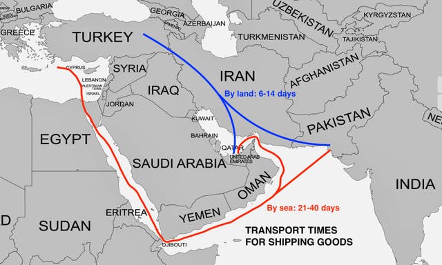 Ukraine Trade Routes Map To circumvent Ukraine and bottlenecks, a controversial new trade route ...