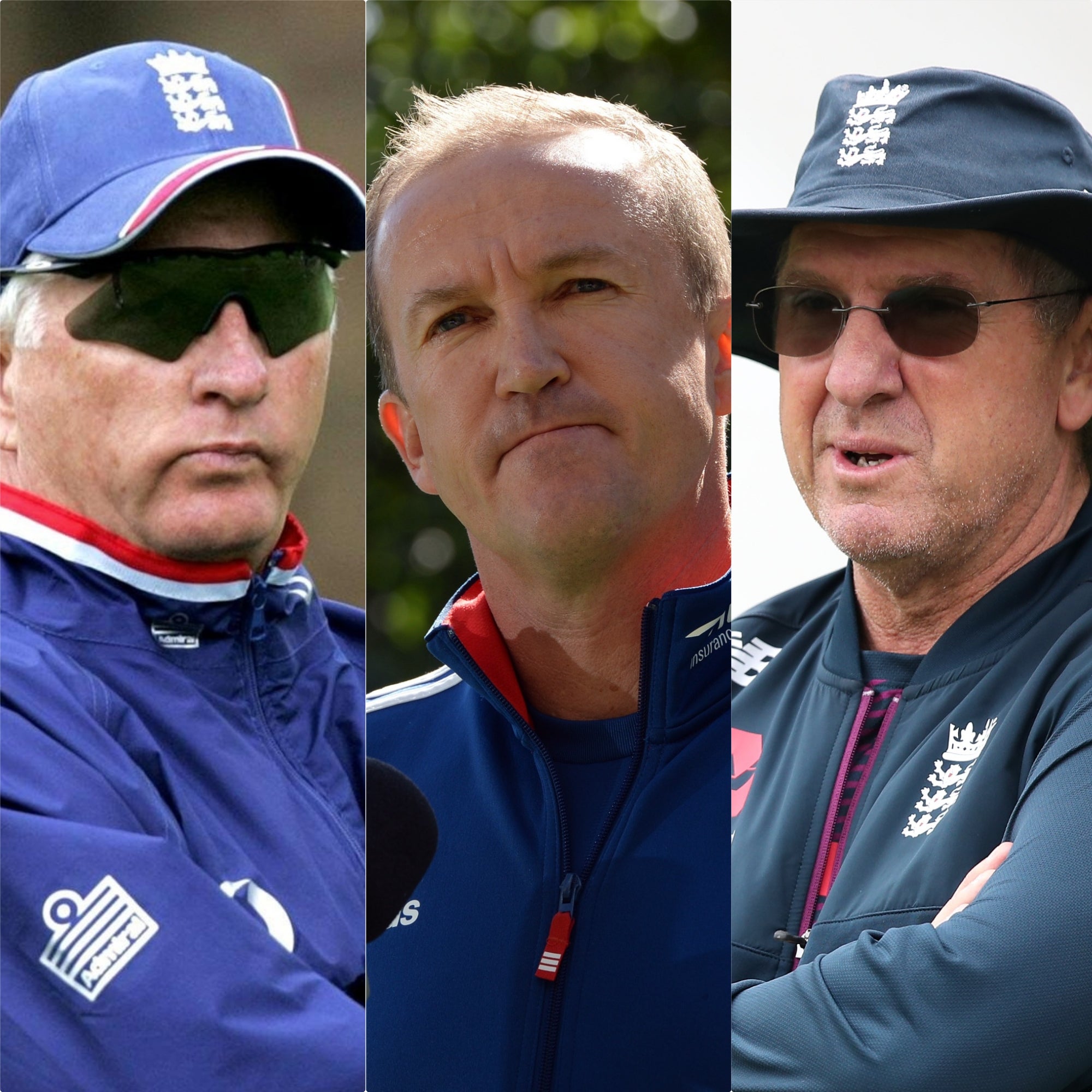 Duncan Fletcher, Andy Flower and Trevor Bayliss have all led England in recent years (PA)