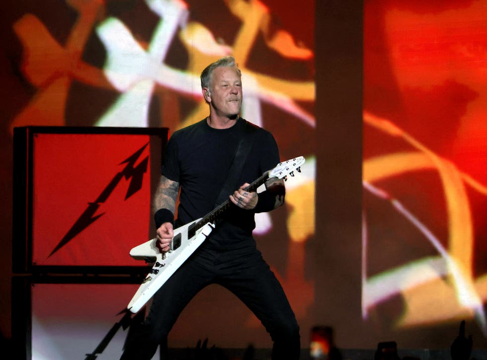 <p>James Hetfield of Metallica</p>
