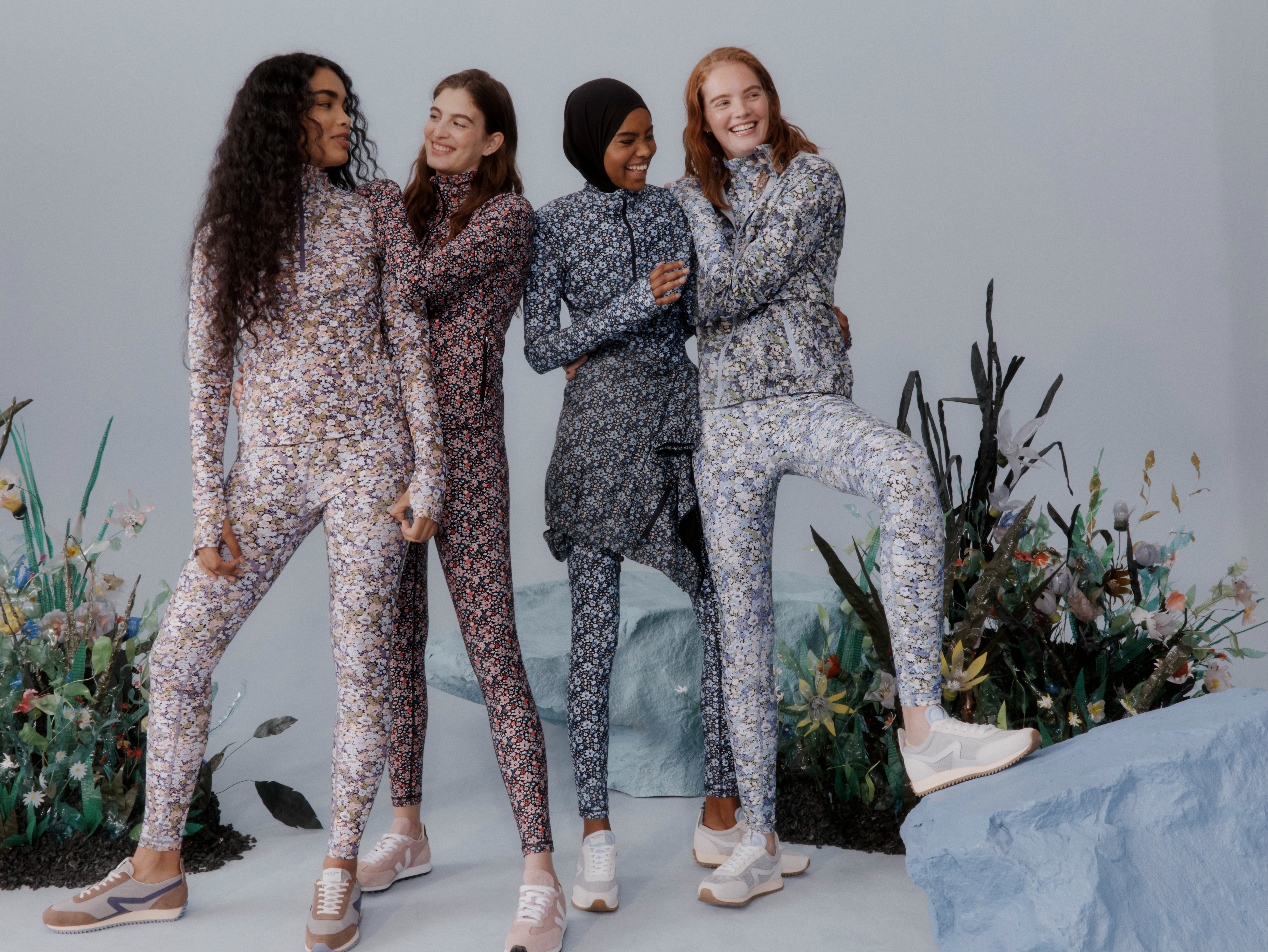 Liberty London launches activewear range in iconic floral print
