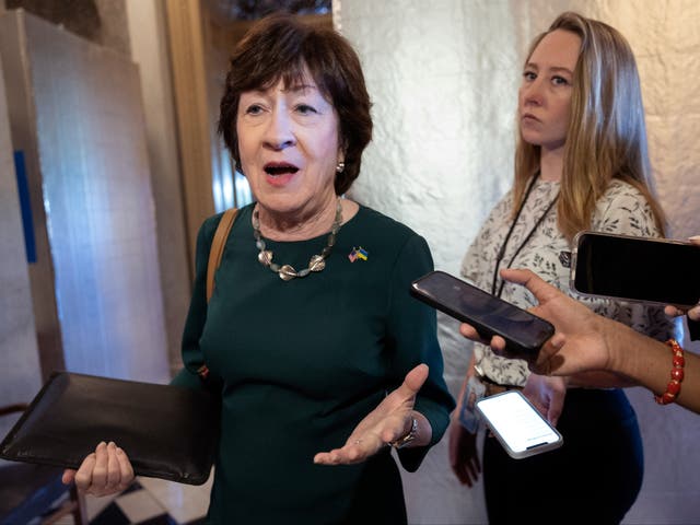 <p>Republican Maine Senator Susan Collins</p>