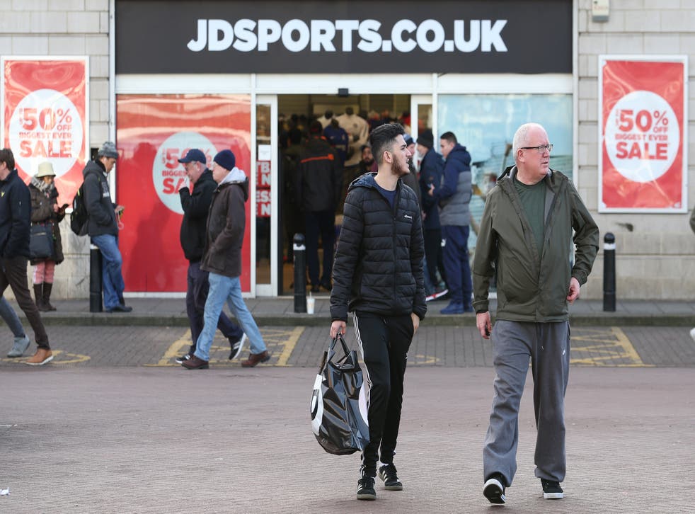 JD Sports and other retailers had a good day on Thursday, but the mining and oil sectors struggled (Steven Paston/PA)