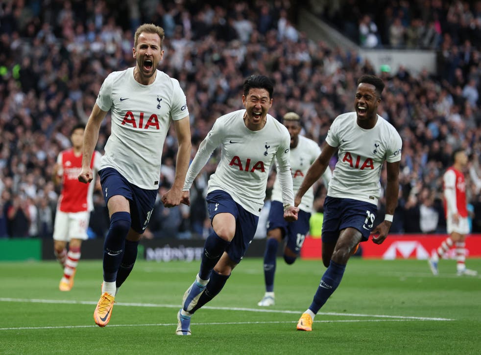 <p>Skipper Harry Kane relishes scoring the first goal last night against arch rivals  </p>