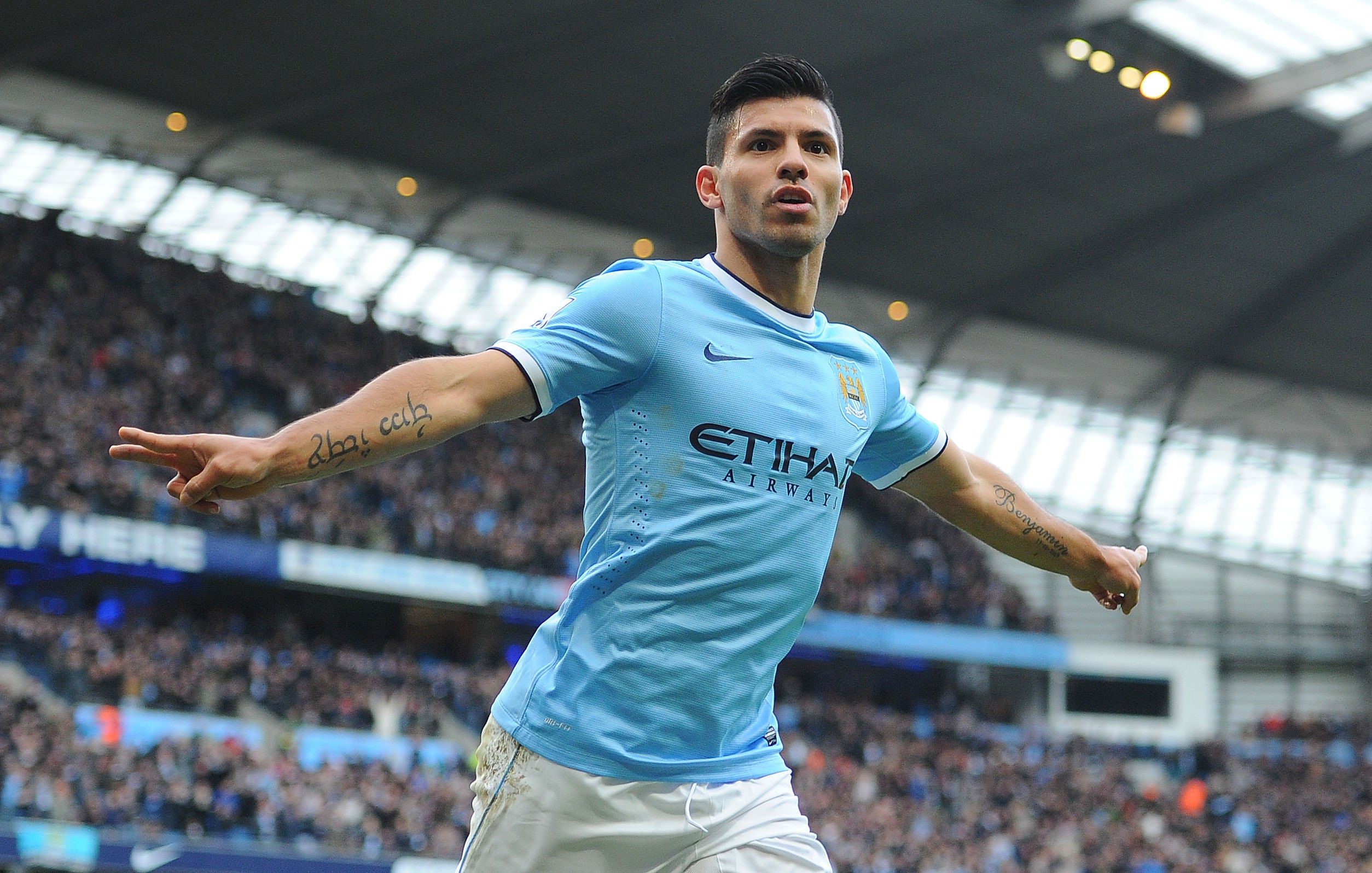Manchester City will unveil a statue in honour of record goalscorer Sergio Aguero on Friday (Martin Rickett/PA)