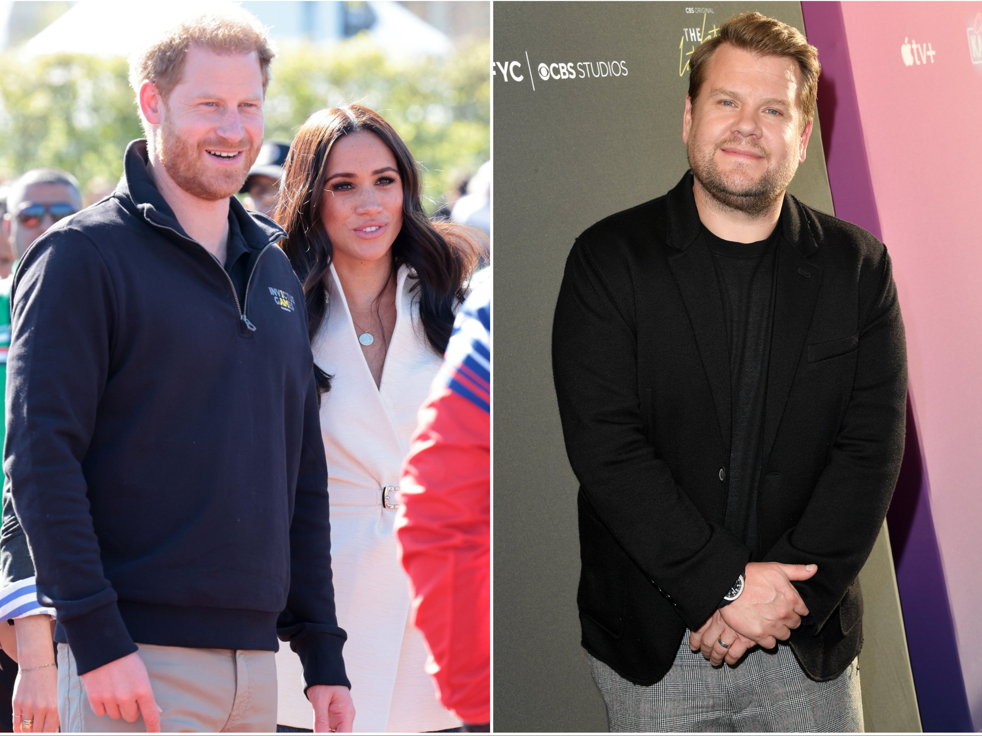 Harry and Meghan have hosted play dates with Corden and his children