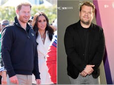 Prince Harry is a ‘devoted and loving husband’, says James Corden