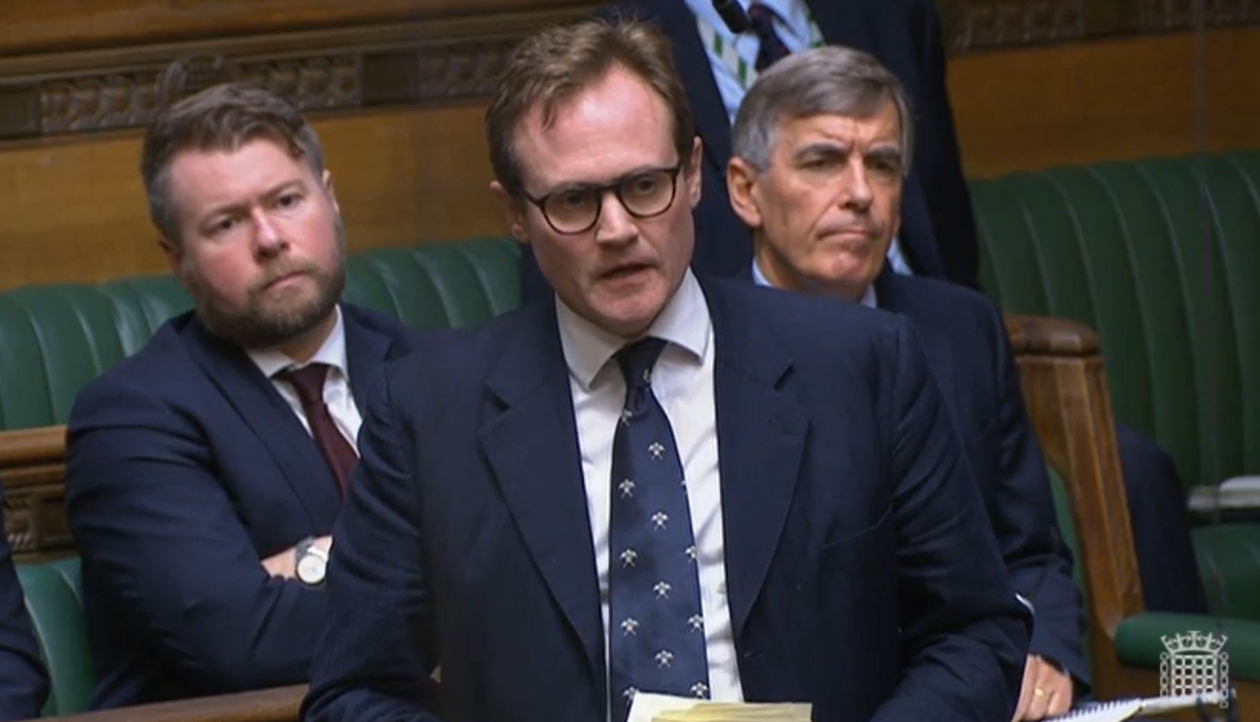 Tom Tugendhat addressing the Commons