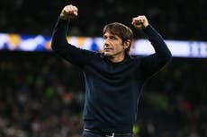 Antonio Conte committed ‘100 per cent and more’ to Tottenham