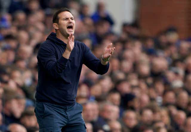 Frank Lampard knows Everton still have work to do (Peter Byrne/PA)