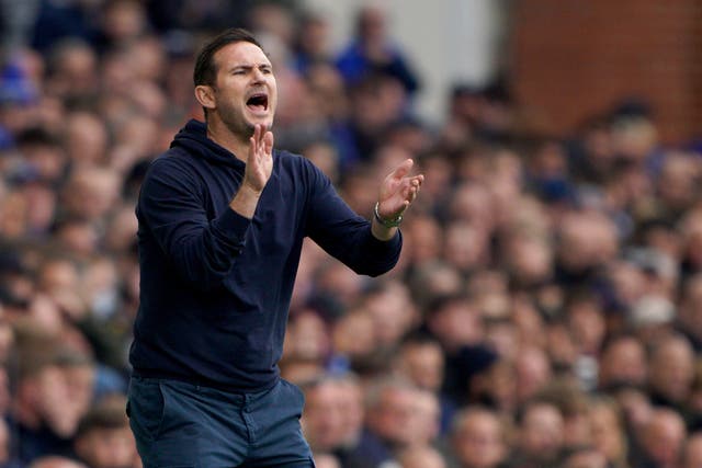 Frank Lampard knows Everton still have work to do (Peter Byrne/PA)