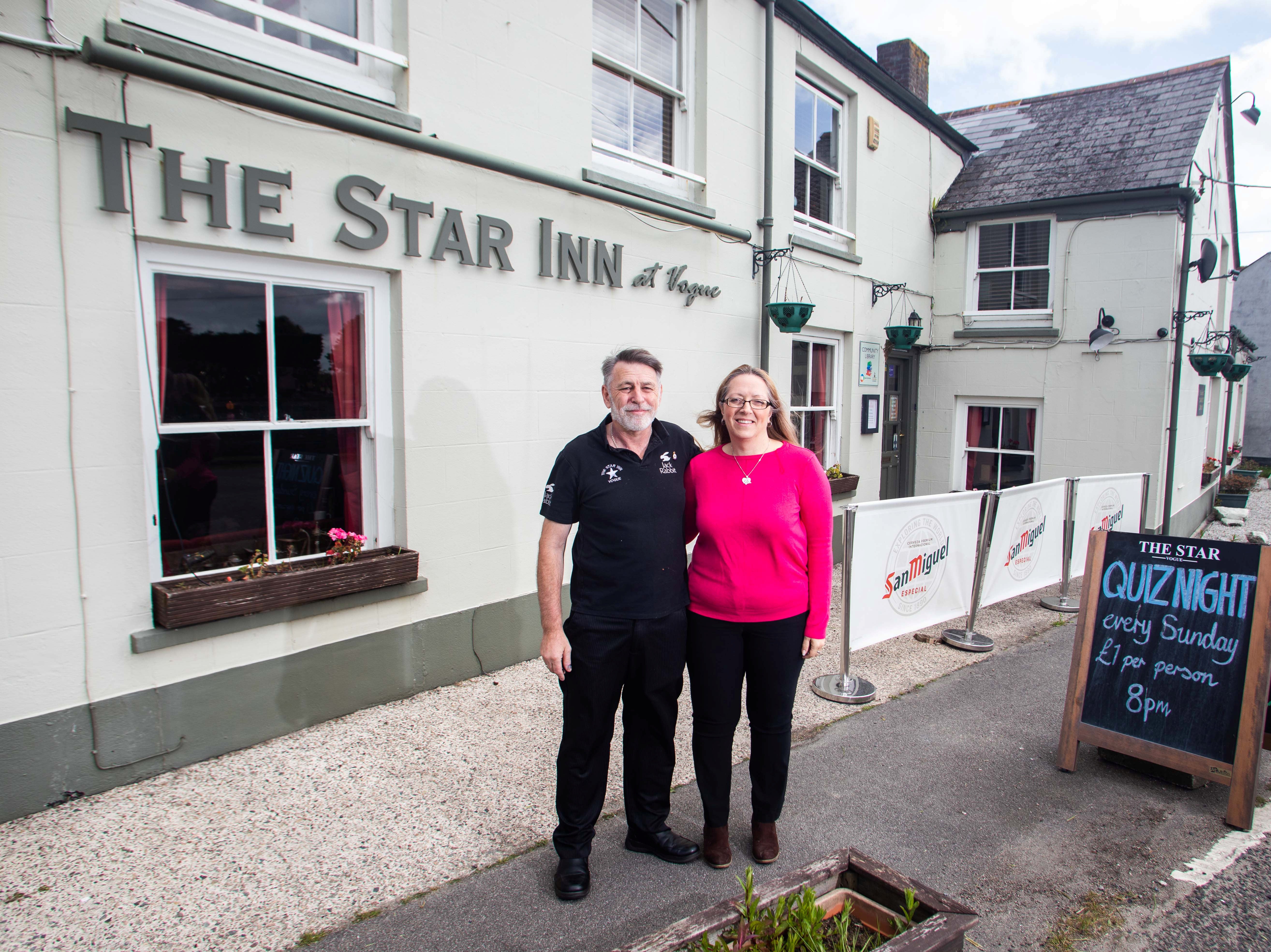 The couple have been running the pub for 17 years