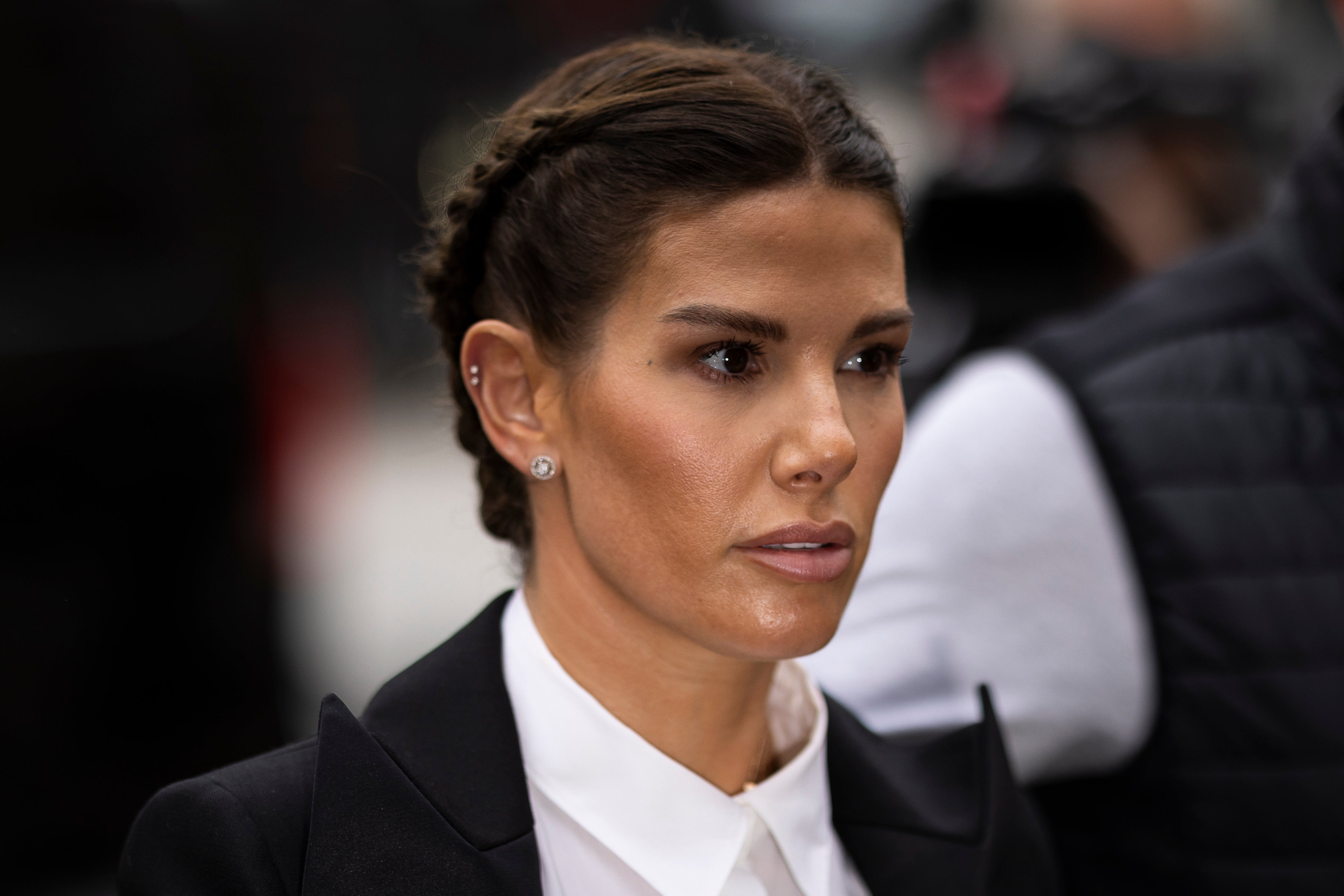 Rebekah Vardy arrives at the Royal Courts of Justice on Friday