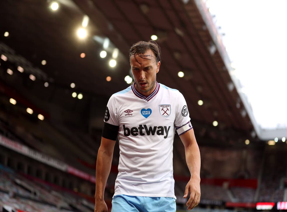 Mark Noble retires at the end of the season (Catherine Ivill/PA)