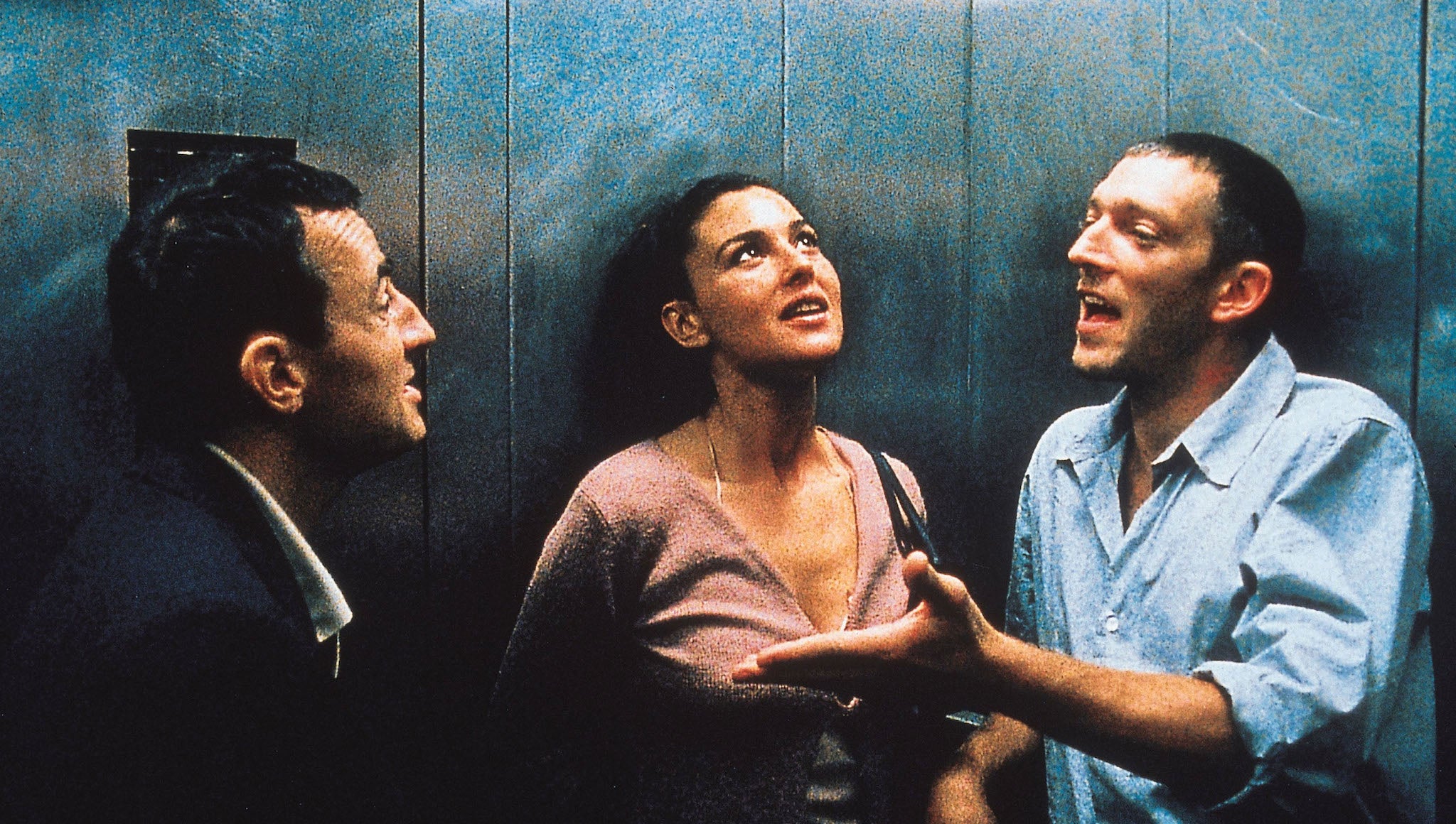 Albert Dupontel, Monica Bellucci and Vincent Cassel in Noé’s controversial film ‘Irréversible’