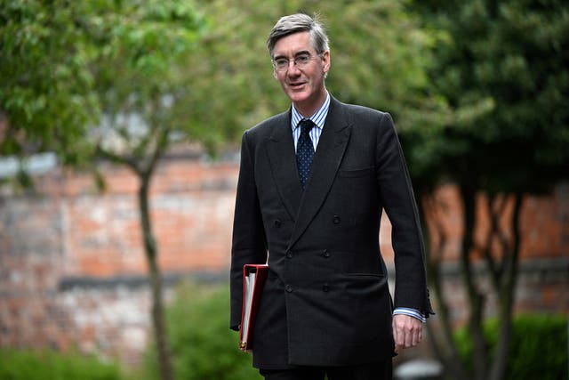 <p>Jacob Rees-Mogg said that figures showed many civil servants worked from home on Mondays and Fridays, describing the pattern as suspicious </p>