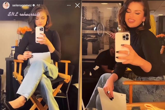 <p>Selena Gomez shares behind-the-scenes look at hosting preparation for SNL</p>