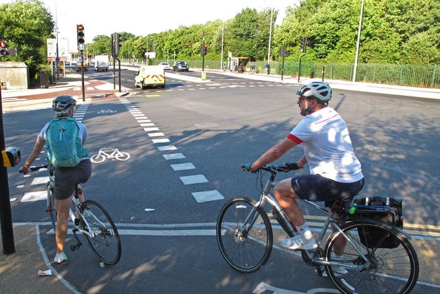 Walking and cycling schemes across England have been awarded a share of ?200 million of Government funding (Simon Turner/Alamy/PA)