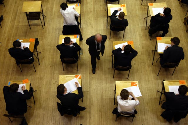 Parents have been urged not to place unnecessary pressure on children to achieve certain grades (PA)
