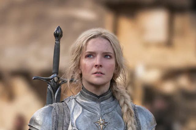 <p>Morfydd Clark in ‘The Lord of the Rings: The Rings of Power’</p>