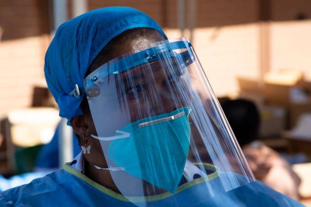 Brote de virus Sudáfrica Nueva oleada