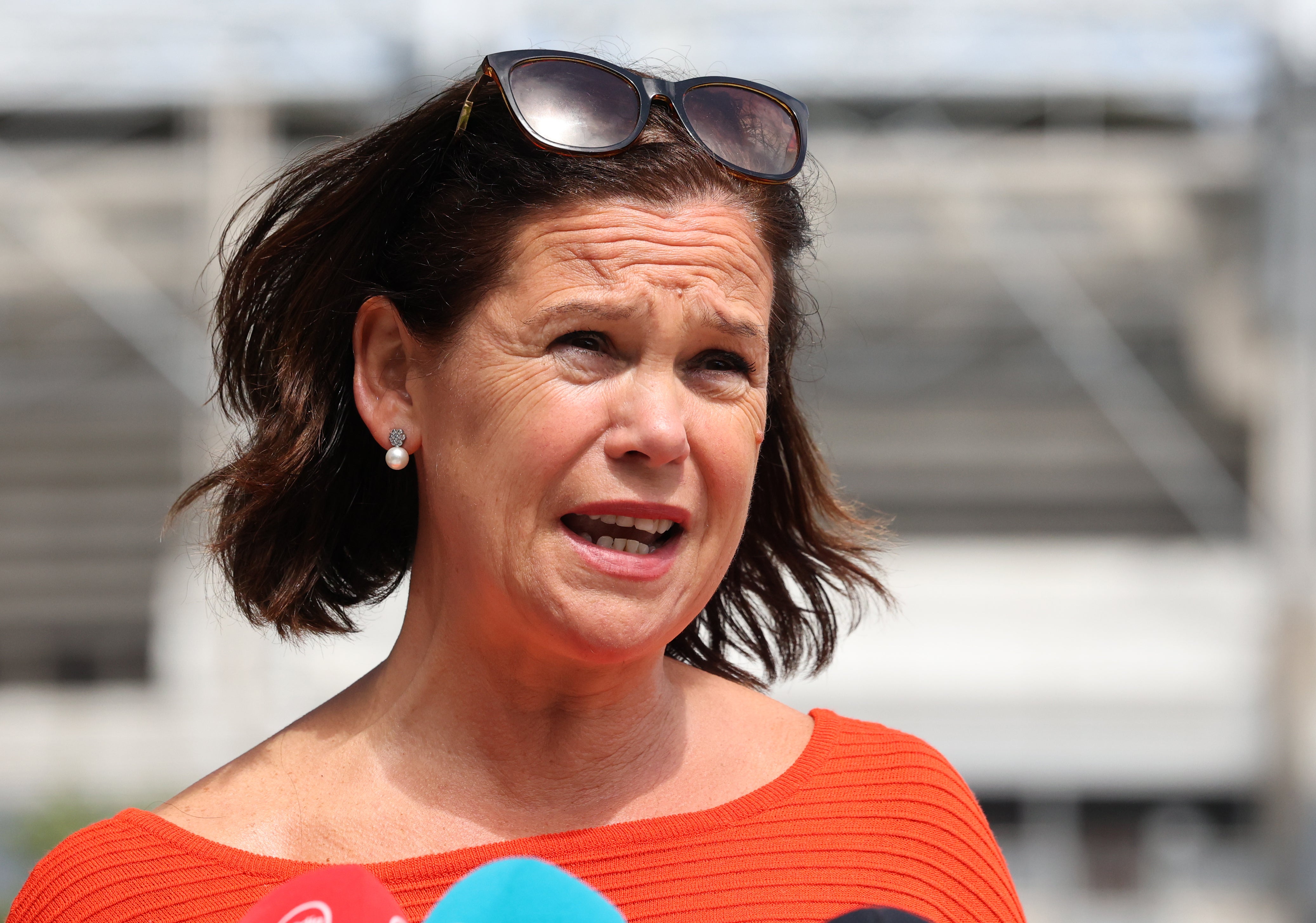 Sinn Fein’s president Mary Lou McDonald (PA)