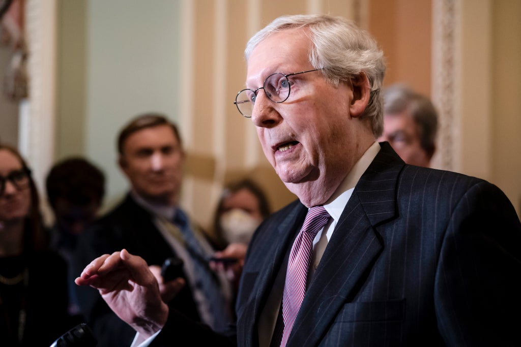 McConnell, GOP senators meet Zelenskyy in surprise Kyiv stop