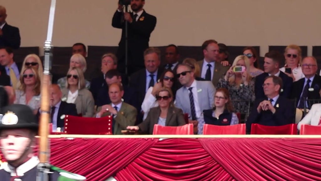 Sophie Wessex and Prince Edward take the Queen’s place in royal box at horse show