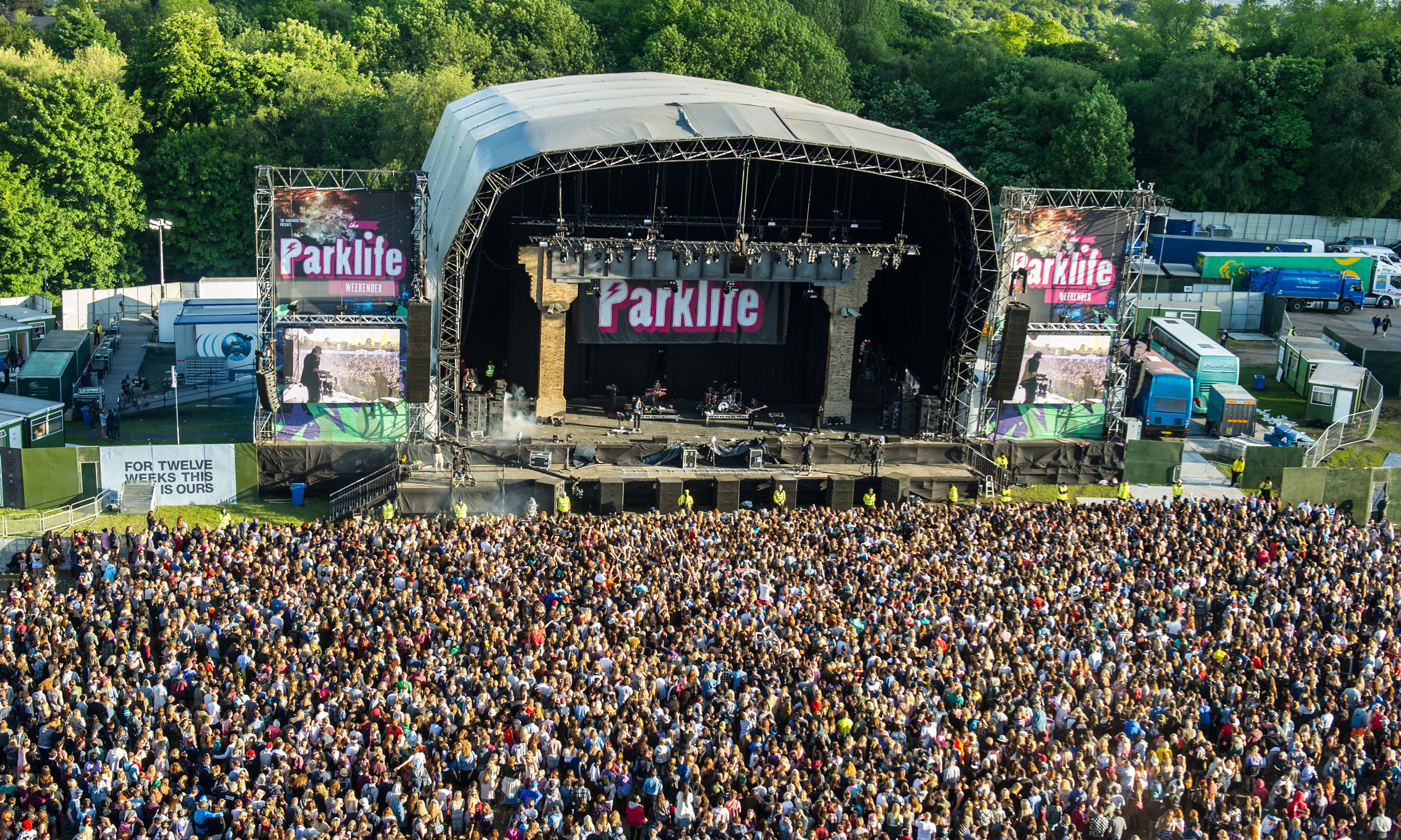 Fans at Parklife festival in Manchester (Katja Ogrin/PA)