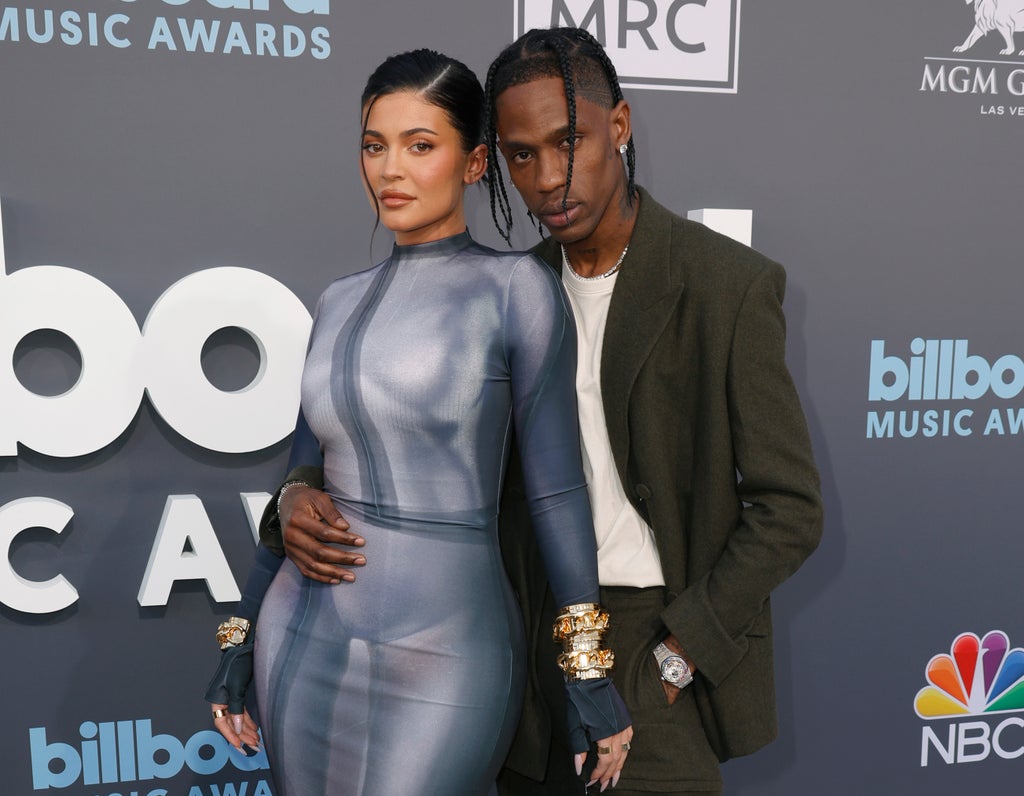 Kylie Jenner and Travis Scott make rare red carpet appearance with daughter Stormi at Billboard Music Awards