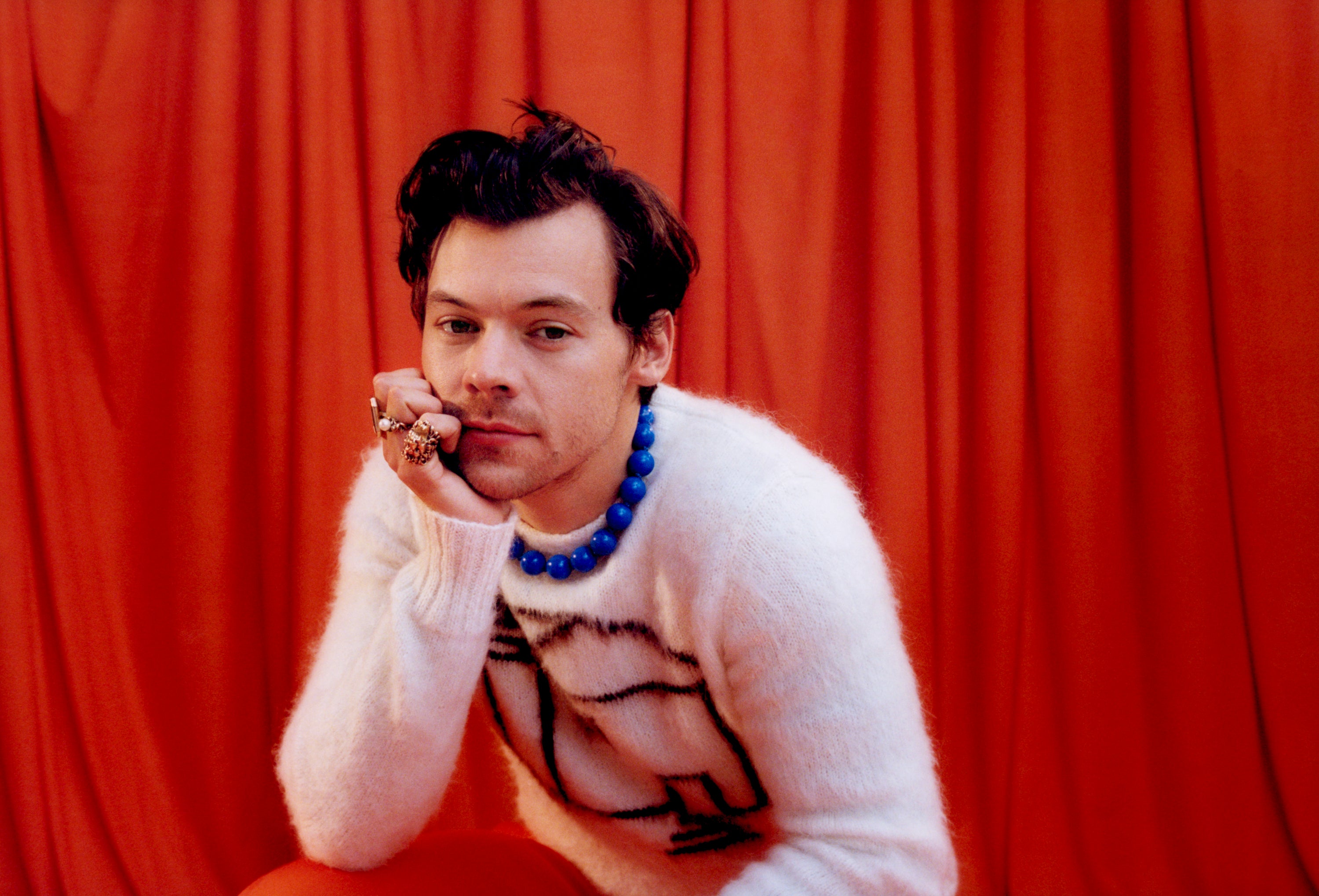 Harry Styles in artwork for his new album